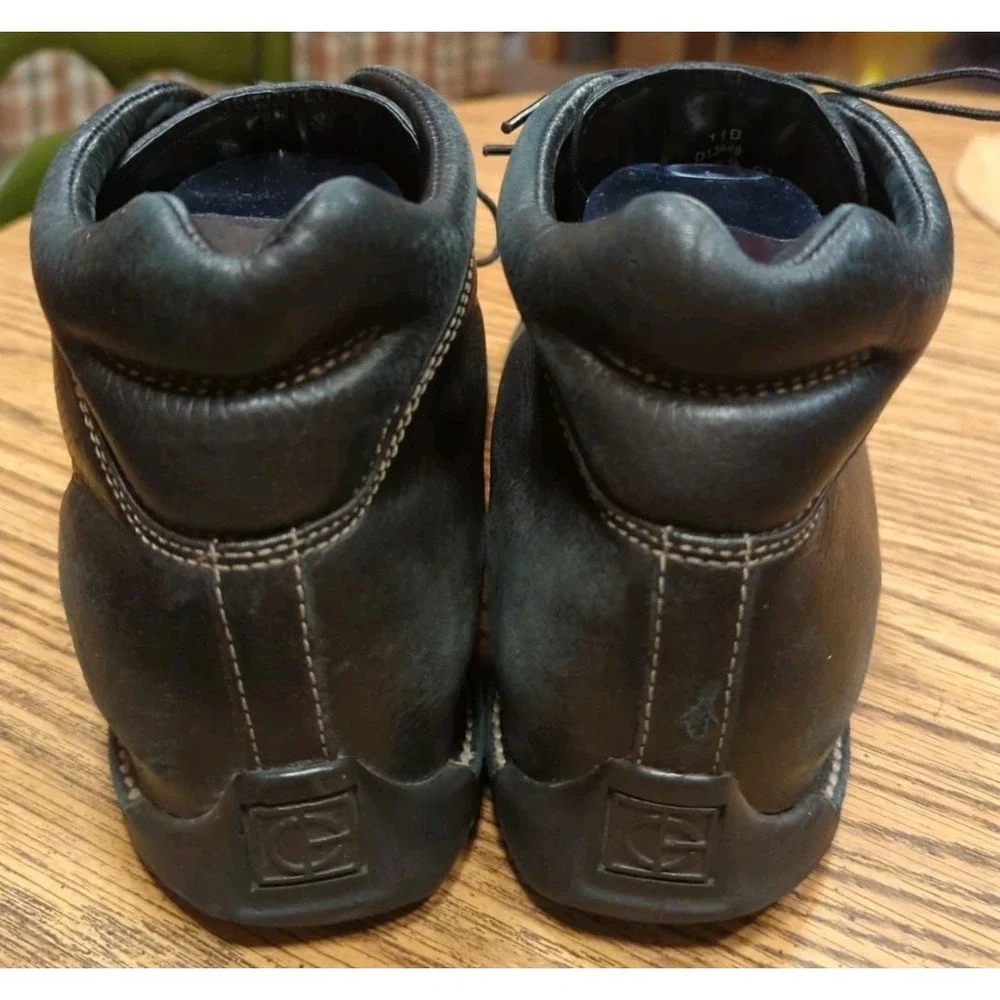 Cole Haan Country Black Leather‎ Boots 11 B Ankle Boot Bootie Chukka